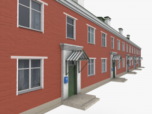 Two-storey residential house 3D Model