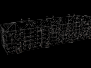 Russian Soviet brick house 3Dモデル