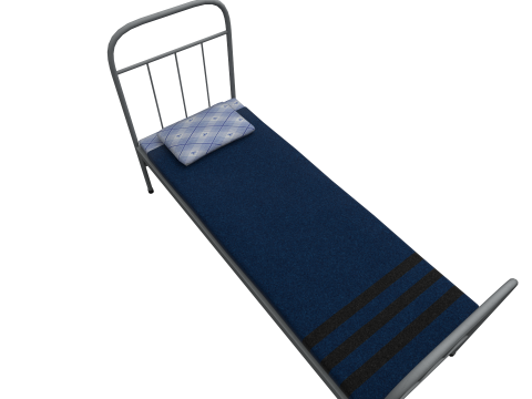 Army bed 3D-Modell