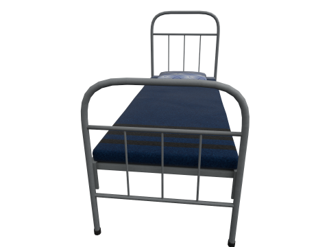 Army bed 3D-Modell