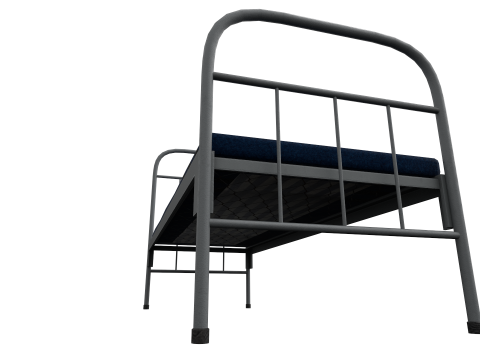 Army bed 3D-Modell