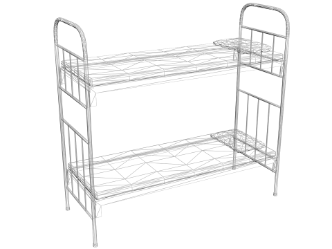 Army bed 3D 模型