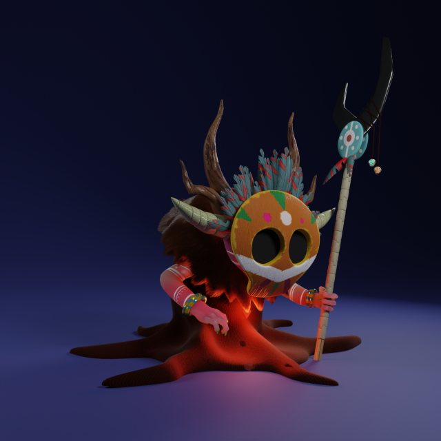 Shaman 3D Model In Fantasy 3DExport shaman-3d-model-in-fantasy-3dexport
