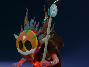 Shaman 3D Model