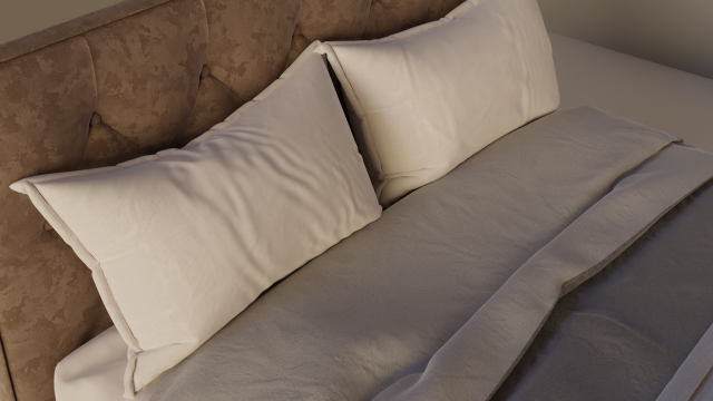 Bed 3Dモデル .c4d .max .obj .3ds .fbx .stl .blend 