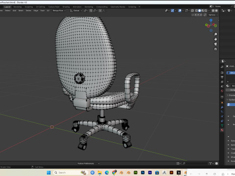 Office chairs PBR 4k clean and dirty Low-poly Modelo 3D