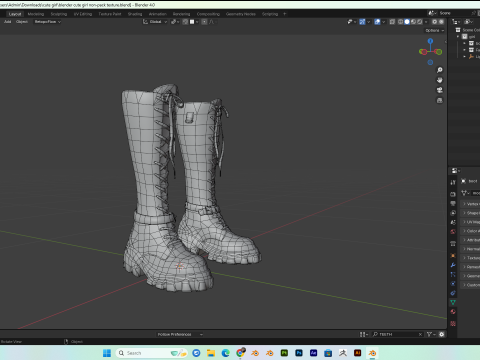 Asian women PBR 4k rigged high details 3D Model