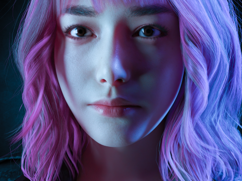 Caitlyn Arcane PBR 8k highdetails Low-poly Modelo 3D