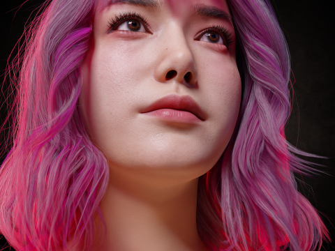Caitlyn Arcane PBR 8k highdetails Low-poly Modelo 3D