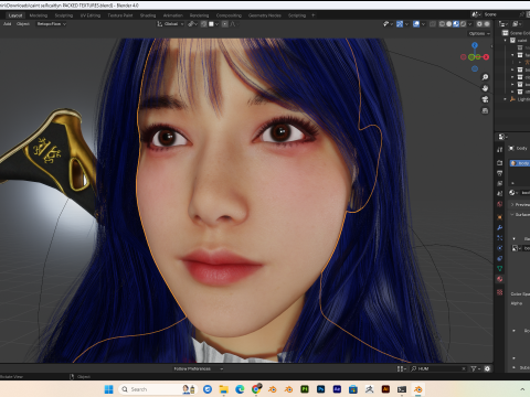 Caitlyn Arcane PBR 8k highdetails Low-poly Modelo 3D