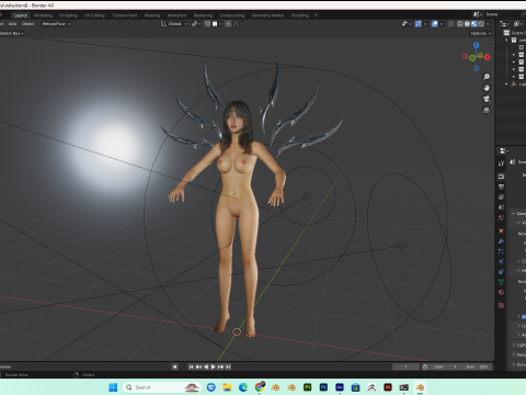 Female - Irelia Fanart PBR 8K Modello 3D