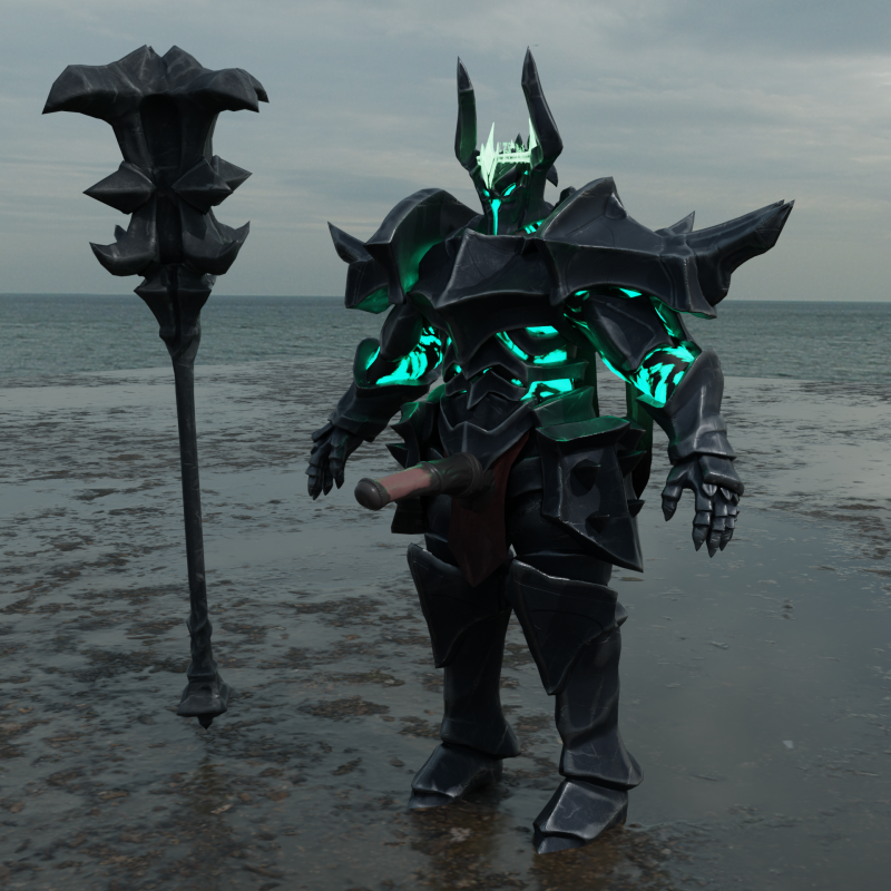 Dark knight fanart PBR 4k lowpoly 3D Model .c4d .max .obj .3ds .fbx .stl .blend