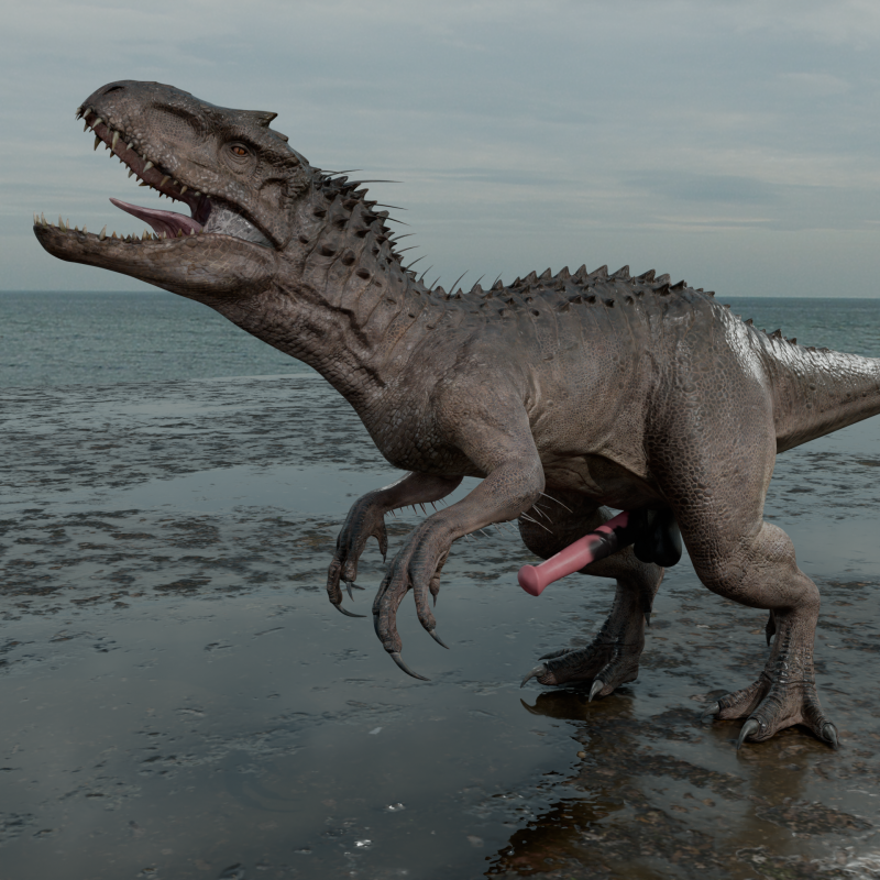 Dinosaur T-Rex PBR 4K Rigged Low-Poly Modelo 3D .c4d .max .obj .3ds .fbx .stl .blend