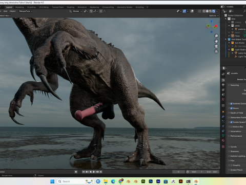 Dinosaur T-Rex PBR 4K Rigged Low-Poly Modelo 3D