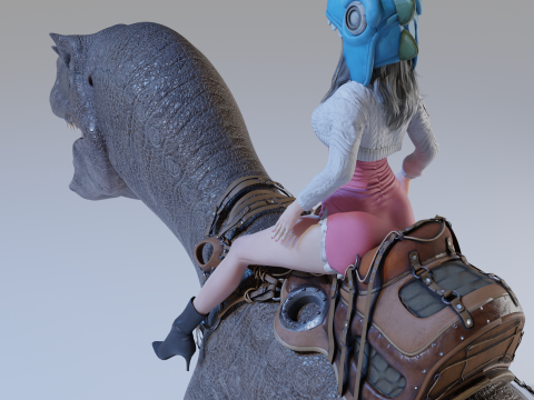 Dinosaur T-Rex PBR 8K High Details Rigged 3D Модель