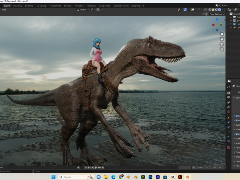 Dinosaur T-Rex PBR 8K High Details Rigged 3D Модель