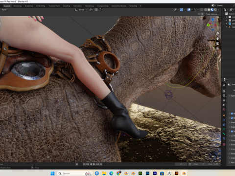 Dinosaur T-Rex PBR 8K High Details Rigged 3D Модель