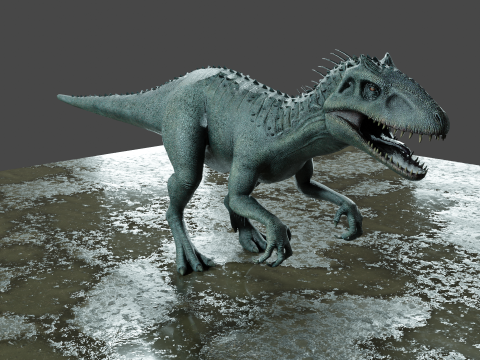 Dinosaur PBR 4k rigged Modèle 3D