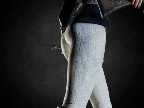 Female-Duchess Elden Ring Fanart PBR 8K Rigged 3D Modell