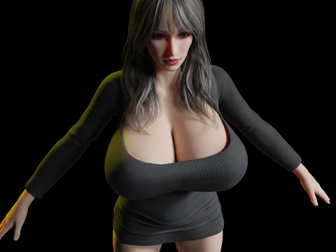 Sexy Women PBR 8K Rigged 3D 3D 模型