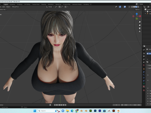 Sexy Women PBR 8K Rigged 3D 3D 模型