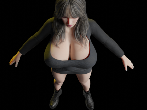 Sexy Women PBR 8K Rigged 3D 3D 模型