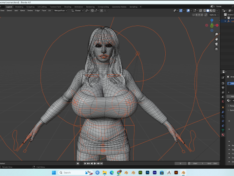 Sexy Women PBR 8K Rigged 3D 3D 模型