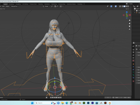 Sexy Women PBR 8K Rigged 3D 3D 模型