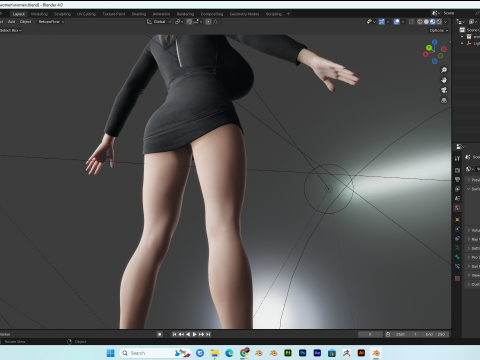 Sexy Women PBR 8K Rigged 3D 3D 模型