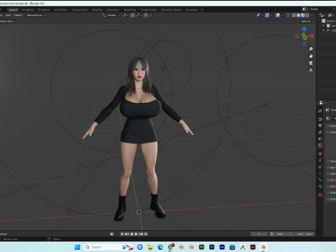 Sexy Women PBR 8K Rigged 3D 3D 模型