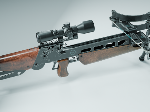 Crossbow PBR 4k highdetails Model 3D
