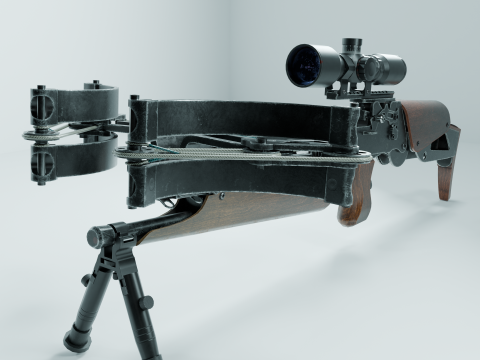 Crossbow PBR 4k highdetails Model 3D