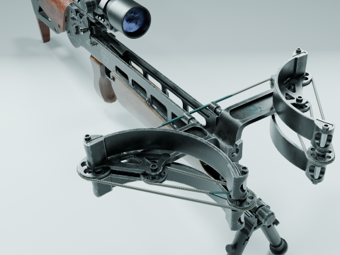 Crossbow PBR 4k highdetails Model 3D