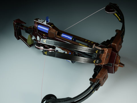 SciFi Crossbow PBR 4K HighDetails 3D 모델
