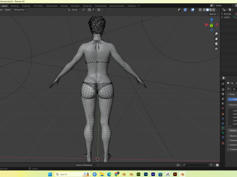 Bikini Women PBR 8k Low-Poly 3D Model