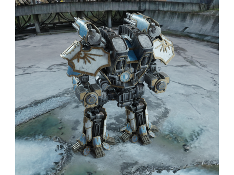 Warhammer robot PBR 4k highdetails Model 3D