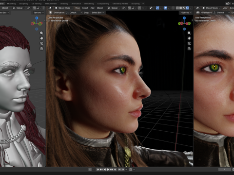 Swordman pbr 4k 3D Model