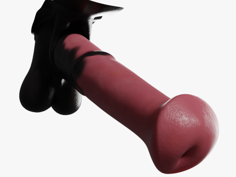 Pene de caballo PBR 4k ama&ntilde;ado Modelo 3D
