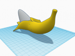 BANANA Modelo de impresión 3D