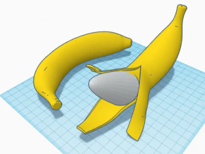 バナナ 3Dプリントモデル