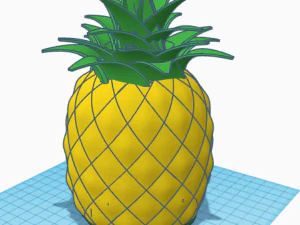 파인애플 3D 프린트 모델