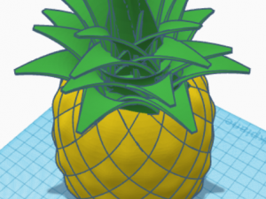 Pineaple 3D 打印模型