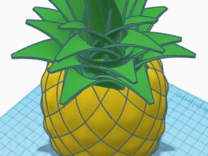 菠萝 3D 打印模型