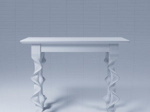 Cherry Taffy console table by David Hurwitz 3D Model