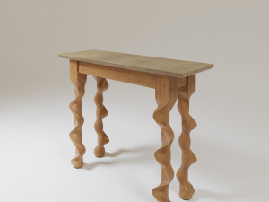 Cherry Taffy console table by David Hurwitz 3D Model