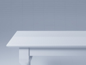Cherry Taffy console table by David Hurwitz 3D Model