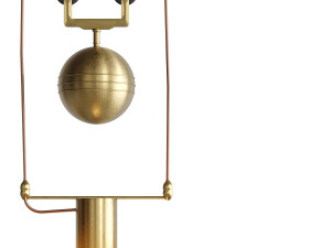 The Double Rise And Fall Ceiling Light Metal Drum Shade By Soane 3D Model