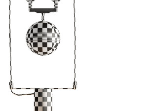 The Double Rise And Fall Ceiling Light Metal Drum Shade By Soane 3D Model