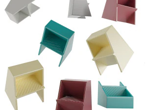 Taburete Mono de Steffen Kehrle y Richard Lampert Modelo 3D