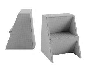 Mono Stepstool by Steffen Kehrle and Richard Lampert 3D-Modell